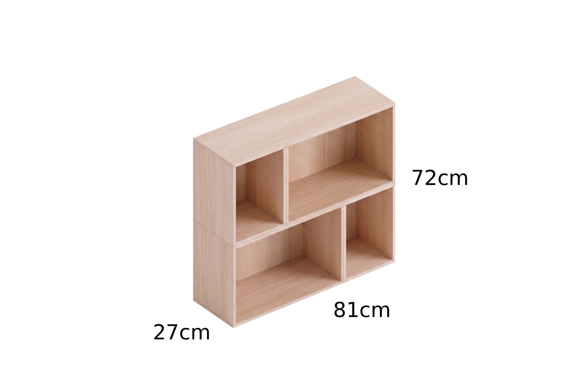 Büfe 1,5.1 (27x81x72cm) - Rafmod Modüler Raflar ile Değişen İhtiyaçlara Uygun Çözümlerraf