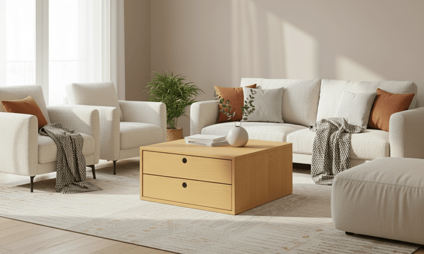 Çift Çekmeceli Modül 60x30x35cm - Rafmod Modüler Raflar ile Değişen İhtiyaçlara Uygun Çözümlerraf