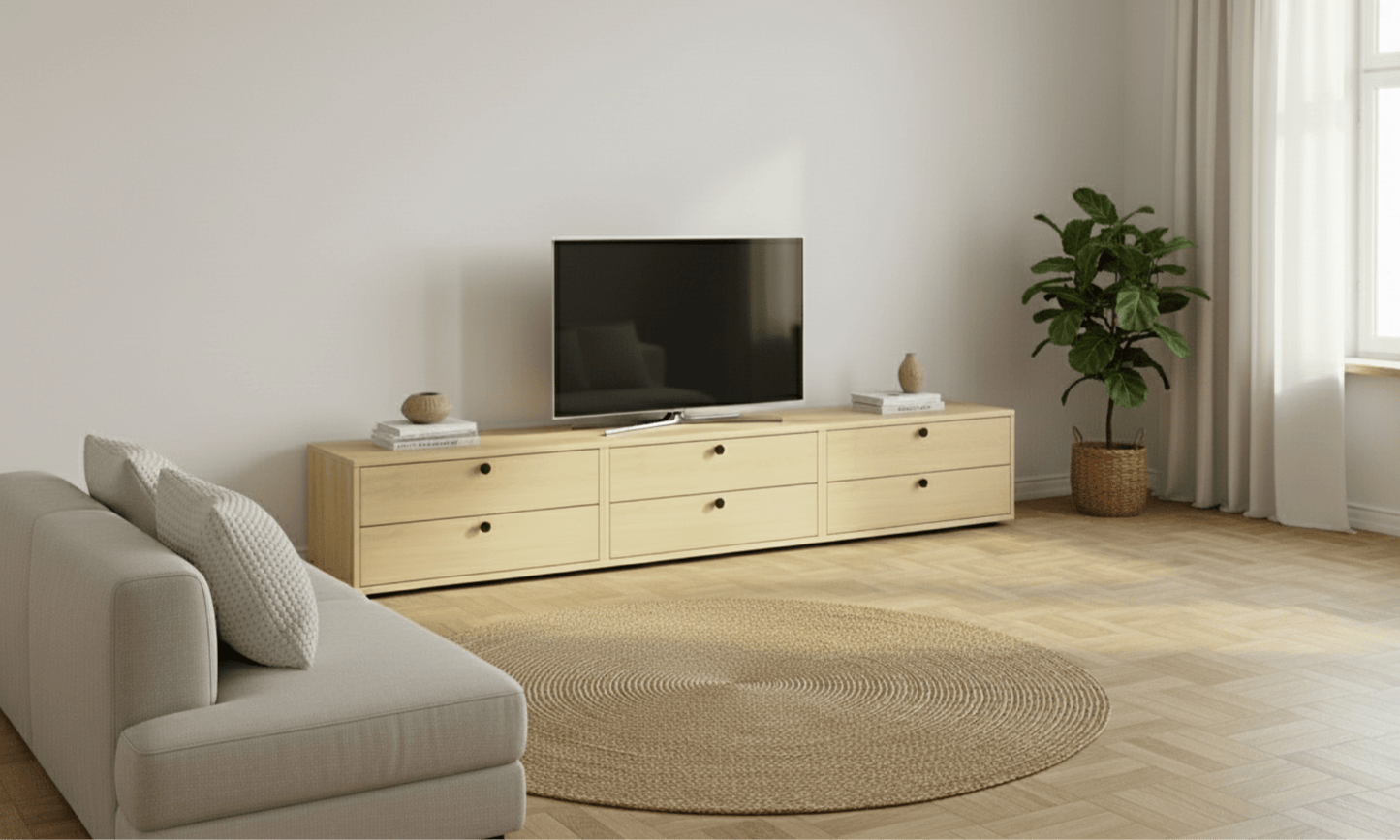 Çift Çekmeceli TV - Rafmod Modüler Raflar ile Değişen İhtiyaçlara Uygun Çözümlerraf