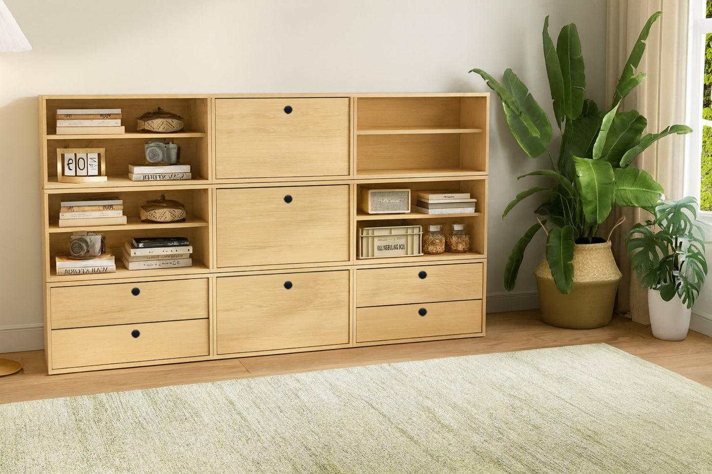 Geniş Kitaplık - Rafmod Modüler Raflar ile Değişen İhtiyaçlara Uygun Çözümlerraf