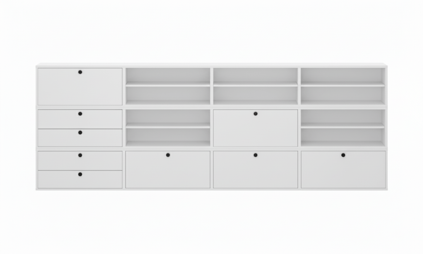 Geniş Vitrin - Rafmod Modüler Raflar ile Değişen İhtiyaçlara Uygun Çözümlerraf