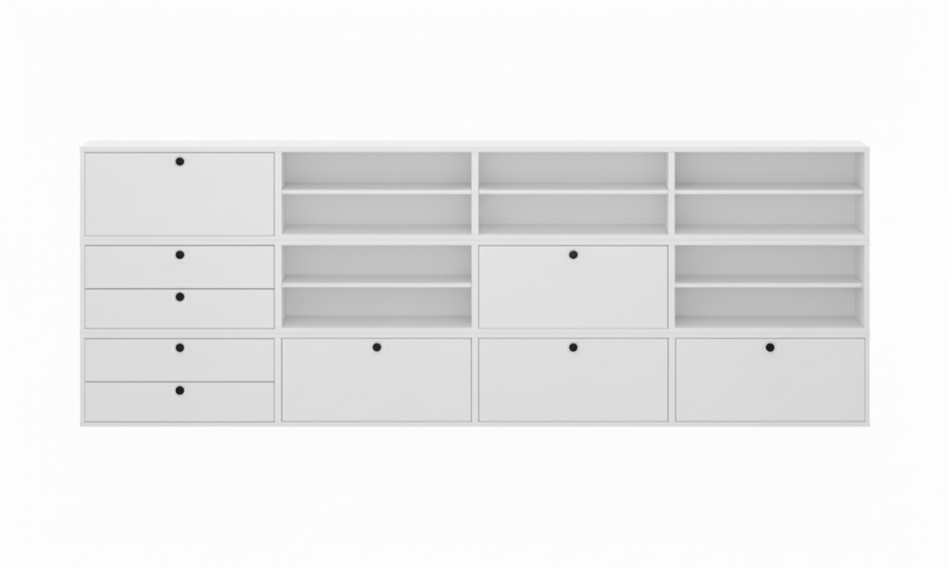 Geniş Vitrin - Rafmod Modüler Raflar ile Değişen İhtiyaçlara Uygun Çözümlerraf