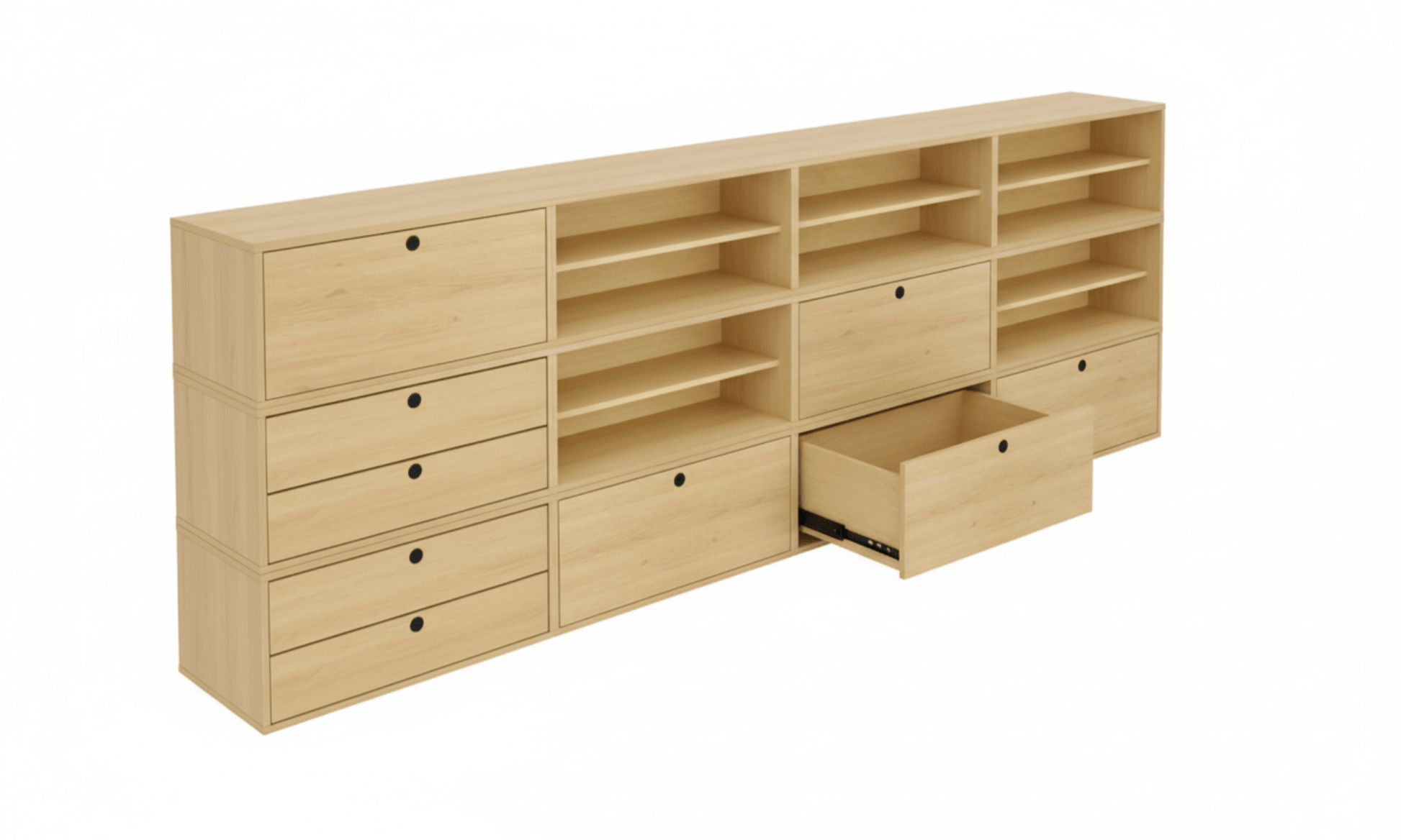 Geniş Vitrin - Rafmod Modüler Raflar ile Değişen İhtiyaçlara Uygun Çözümlerraf