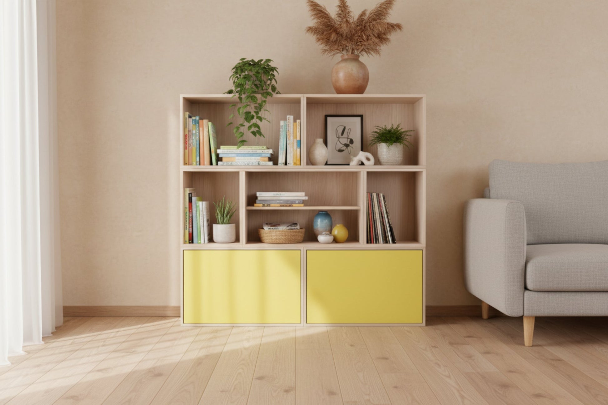 Konsol 2.2 (27x108x108cm) - Rafmod Modüler Raflar ile Değişen İhtiyaçlara Uygun Çözümlerraf