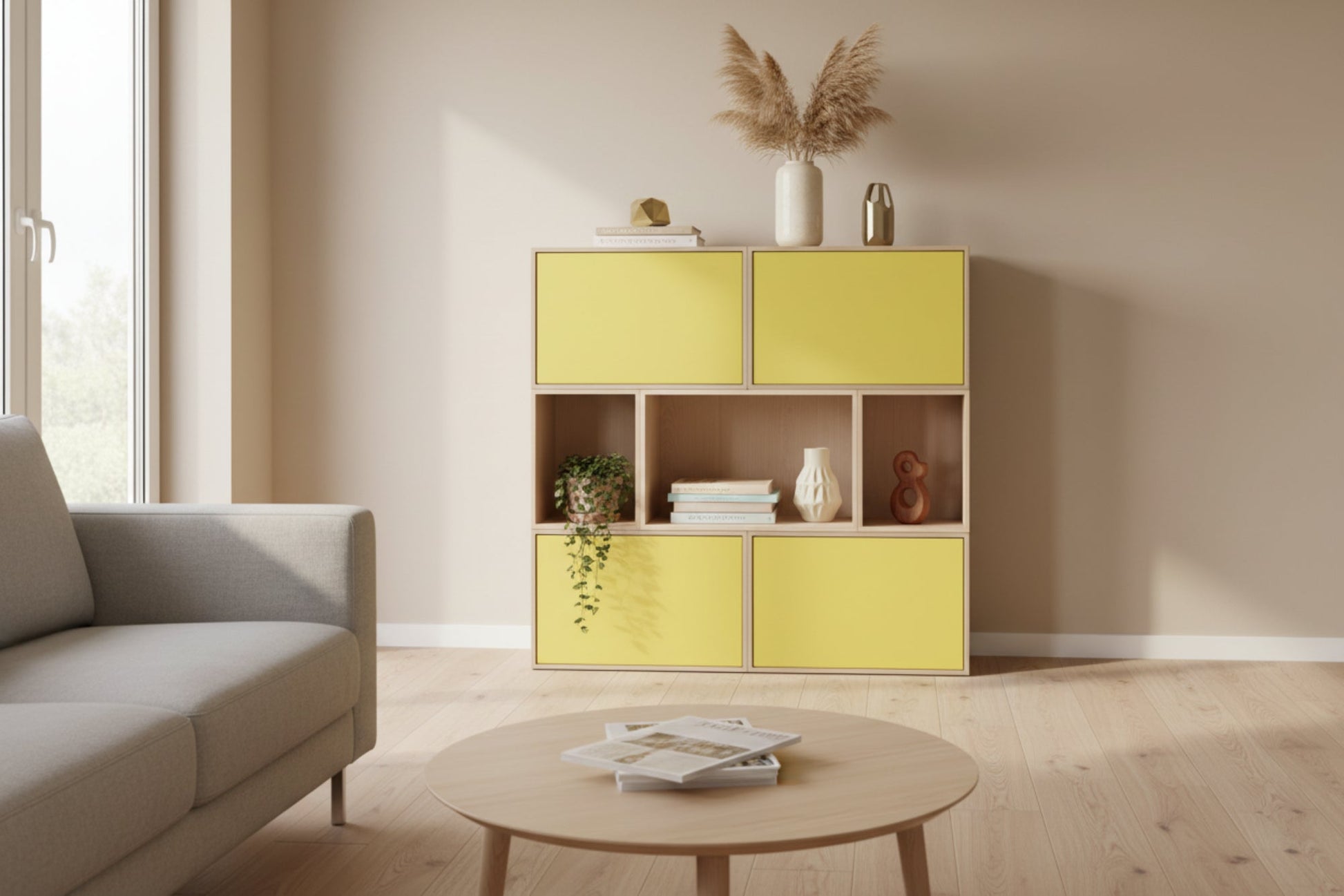 Konsol 2.3 (27x108x108cm) - Rafmod Modüler Raflar ile Değişen İhtiyaçlara Uygun Çözümlerraf