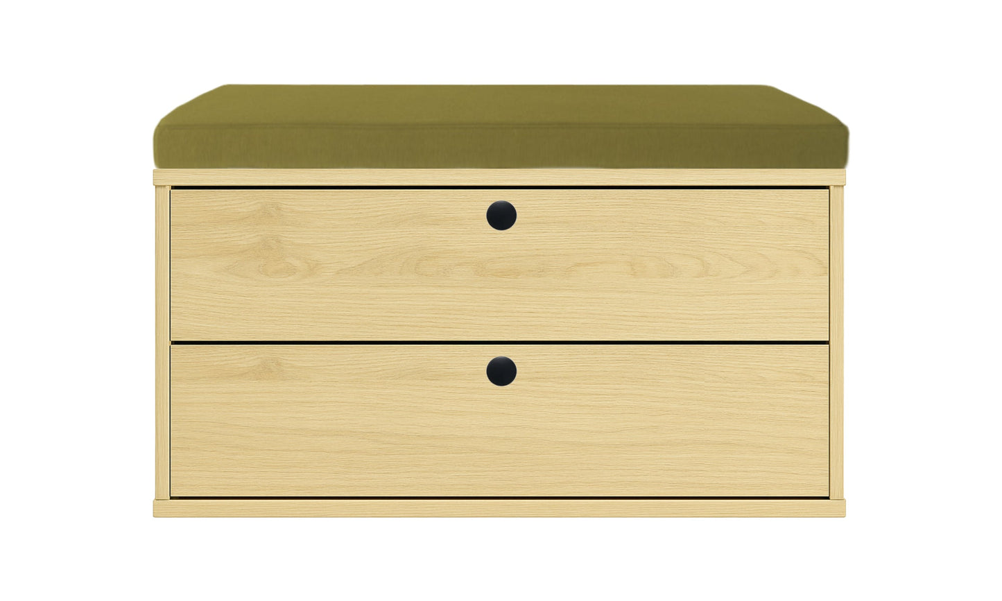 Minderli Çift Çekmeceli Bank - Rafmod Modüler Raflar ile Değişen İhtiyaçlara Uygun Çözümlerraf