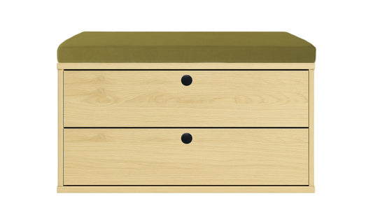 Minderli Çift Çekmeceli Bank - Rafmod Modüler Raflar ile Değişen İhtiyaçlara Uygun Çözümlerraf