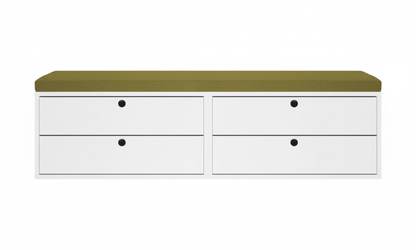 Minderli Çift Çekmeceli Uzun Bank - Rafmod Modüler Raflar ile Değişen İhtiyaçlara Uygun Çözümlerraf