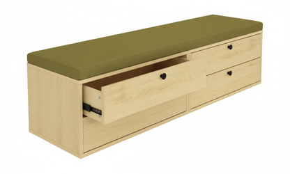 Minderli Çift Çekmeceli Uzun Bank - Rafmod Modüler Raflar ile Değişen İhtiyaçlara Uygun Çözümlerraf