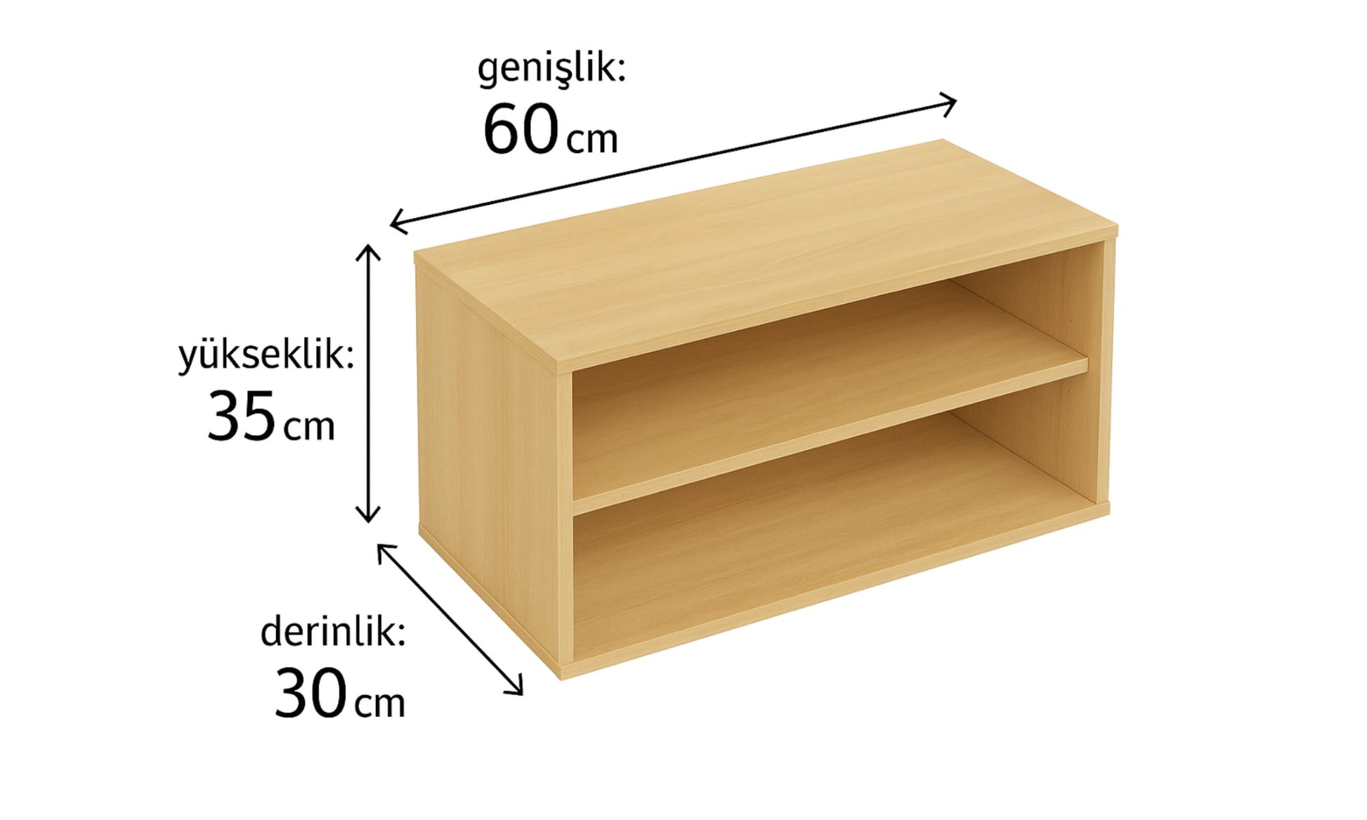 Modül 60x30x35cm - Rafmod Modüler Raflar ile Değişen İhtiyaçlara Uygun Çözümlerraf
