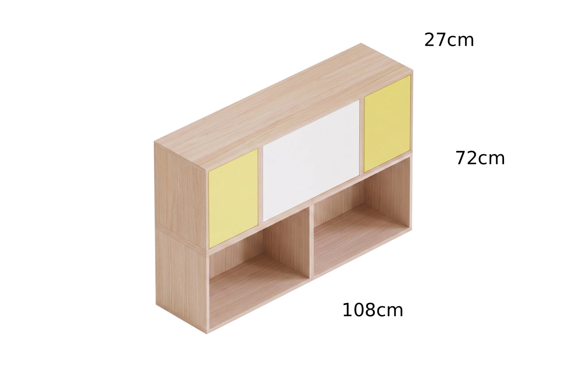TV Ünitesi 2.3 (27x108x72cm) - Rafmod Modüler Raflar ile Değişen İhtiyaçlara Uygun Çözümlerraf