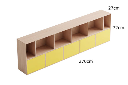 TV Ünitesi 5.1 (27x270x72cm) - Rafmod Modüler Raflar ile Değişen İhtiyaçlara Uygun Çözümlerraf